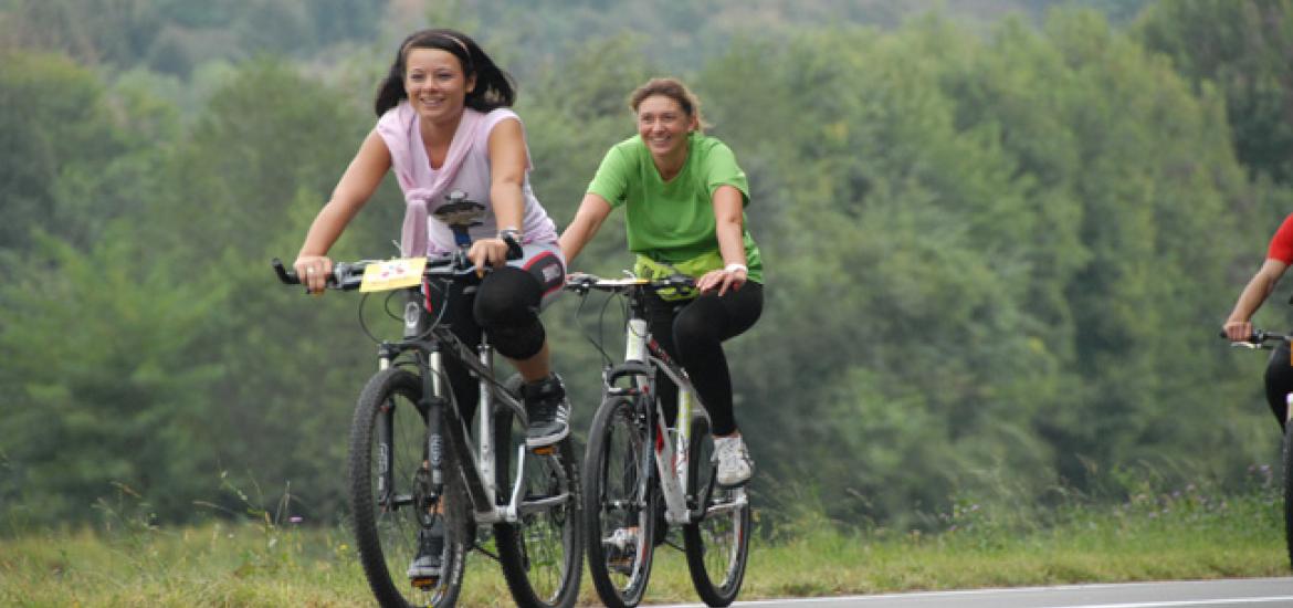 In among the paths of the Vie Verdi dei Laghi or Greenways.