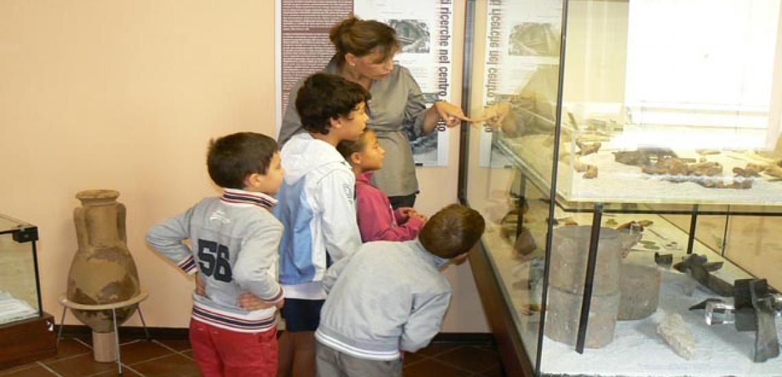 Children visiting the museum