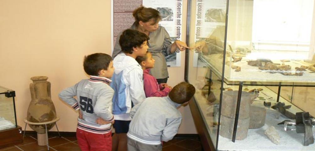I bambini in visita al Museo